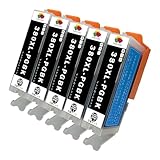 BCI380XL-PGBK*5 互換インクカートリッジ Canon用 インク 380 純正品併用 大容量 ICチープ搭載 残量表示 キヤノン用 PIXUS TS8130 TS8230 TS8330 TS8430 TS7430 TS7330 S6330 TS6230 TS6130 TR8530 TR7530 TR9530 TR703 TR703a TR8630 TR8630a