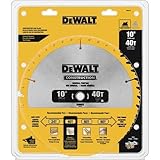 DEWALT DW3114 Series 20 10-Inch 40 Tooth ATB Thin Kerf Saw Blade with 5/8-Inch Arbor [並行輸入品]