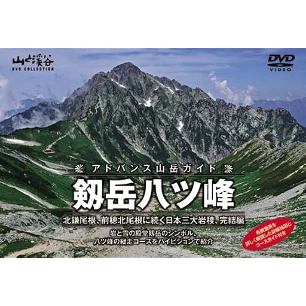 Amazon.co.jp: アドバンス山岳ガイド 剱岳八ツ峰 [DVD] : 谷口けい: 本