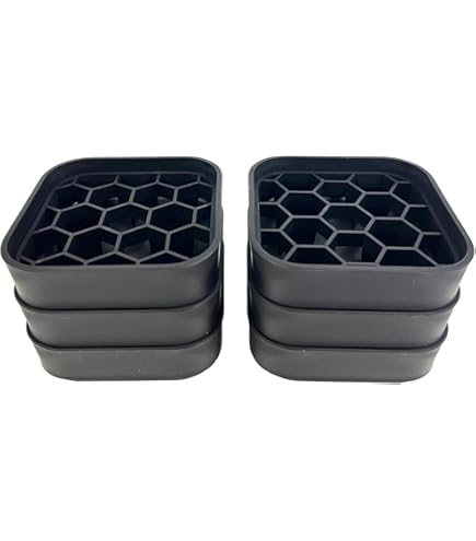 Amazon.co.jp: プレステラプレート90 ブラック 6個セット スクエア型