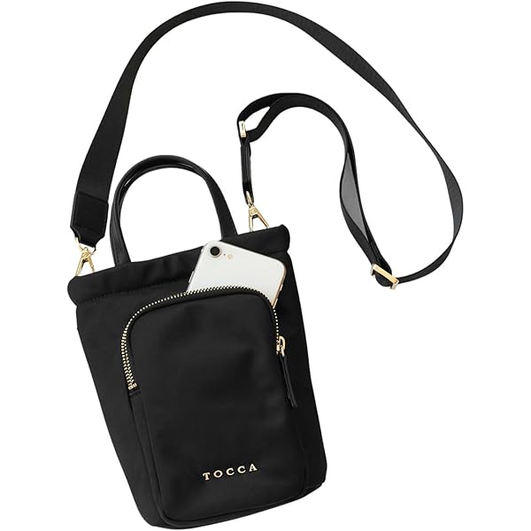 TOCCA RIBBON KNOT BODY BAG ボディ バッグ ブラック系 撥水】RIBBON KNOT BODY BAG ボディバッグ / TOCCA