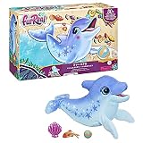 ハズブロ(HASBRO) ファーリアル いっしょにあそぼう! イルカのおともだち 80種類以上の音や動きの組み合わせで反応 コミュニケーションを取り合えるおもちゃ インタラクティブ電子ペット 電動ぬいぐるみ アニマトロニック トイ 対象年齢4才以上 F2401 正規品