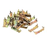 uxcell 25mm x 7mm x 9mm No Nail Picture Frame Hooks Saw Tooth Sawtooth Hangers 30PCS [並行輸入品]
