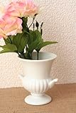上品な花器です純白のフラワーベース〔一部アウトレット訳あり〕