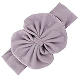Onuneed ベビー キッズ ヘアヘアアクセサリー 結婚式やパーティー 髪飾り 新生児 赤ちゃん 出産祝い 内祝い お宮参り 誕生日 等にも-お花 (グレー)