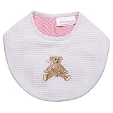Jacaranda Living Baby Bib, Pink Bow Teddy by Jacaranda Living