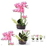 SUND　人工観葉植物　枯れない おしゃれ 大型　コチョウランの植え インテリア 雑貨 可愛い　高品質　結婚式　誕生日　発表会　入学式　卒業式　適用 ピンク