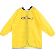 Amazon.co.jp: [よつば洋品店オリジナル] 防汚加工 長袖無地スモック 