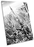 New York City Sunbeamsキャンバス壁アート画像印刷 90cm wide x 135cm high