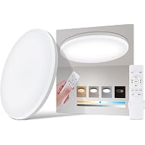 Amazon.co.jp : LEDシーリングライト 8畳最大輝度38W 4800LM 二個