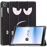 For LAVIE Tab T8 T0855/KAS/LAVIE Tab T8 TAB08/H05 ケース LAVIE Tab T8 T0855/KAS PC-T0855KAS/ TAB08/H05 カバー 8.7インチ Pokaas タブレットケース 三つ折り スタンド機能 硬いハードケース 衝撃吸収 マグネット式 傷つけ防止 薄型 軽量 全面保護 持ち運び便利 (Don't Touch me)
