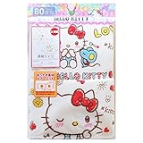 【2枚組】【本体綿100％】2017年 秋冬 HELLO KITTY ハローキティ エアーニット 長袖シャツ ホワイト◇80cm