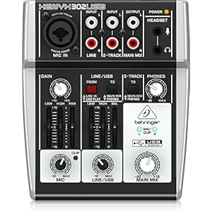 Behringer ベリンガー USBオーディオインターフェース搭載DAW対応ミキサー 302USB XENYX