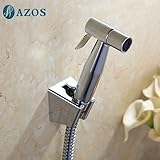 清潔 便利 ハンディおしり洗浄器 ウォシュレット水栓 壁付バスルーム・トイレ用蛇口 304 ステンレス鋼製 シャワーヘッド ABS プラスチック シャワーシート クロームメッキ表面処理 シルバー色 F