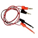 Sharplace 真鍮+ソフトPVC　電子プローブケーブル　テストライン　フック　4mm　電子部品
