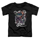 Trevco Batman-Death By Love - Short Sleeve Toddler Tee - Black, Medium 3T