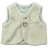 《秋冬春対応》(日本製) Pample Mousse(パンプルムース) 表シープボア裏天竺水玉ベスト M(90cm~95cm)/IV NO.DP-74100