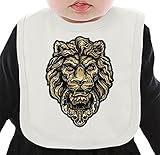 Lion head ネクタイを有する有機ビブ Medium
