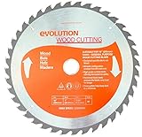 Evolution Power Tools 10BLADEWD 10-Inch Wood Cutting Blade with 1-Inch Arbor [並行輸入品]