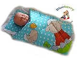 BlueberryShop Classic with Pillow Swaddle Wrap Blanket Sleeping Bag for Newborn, baby shower GIFT 10