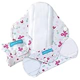 Charlie Banana Reusable Feminine Pads Regular Butterfly, Butterfly by Charlie Banana