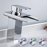 洗面水栓　洗面蛇口　蛇口　LED　混合水栓　3色LED　水栓　洗面ボール用　水流発電　現代的　真鍮製　ホース付き