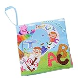 Lovoski 全6種類　カラフル　かわいい　布＆ポリエステル製　　ブック　　ソフト　　赤ちゃん　　幼児　　認識能力　開発　教育玩具　　贈り物　　 - アルファベット
