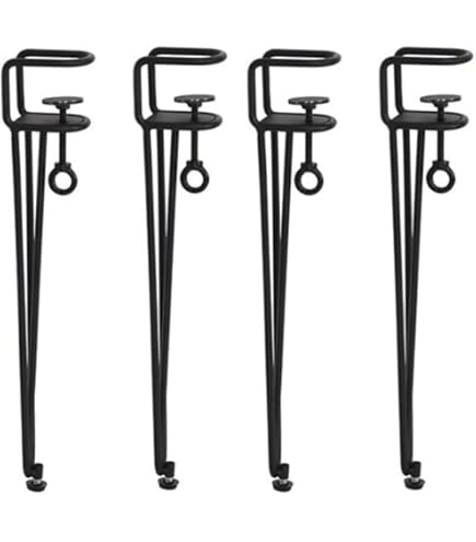 Amazon.co.jp: 金属製家具の脚、F型 調節可能なテーブルクランプ脚