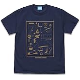 二次元コスパ ゆるキャン△ 志摩リン キャンプツール Tシャツ INDIGO Lサイズ 綿製