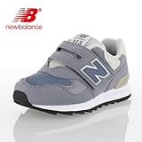 new balance FS313 SBI SB-313 ベビー キッズ スニーカー マジックテープ 着脱らくらく グレー 12.5 SB-STEELBLUE