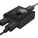 HDMI切替器 HDMI 切り替え器 セレクター (4K60hz安定版) 2入力1出力 双方向 電源不要 HD/3D/1080p PS5/PS4/XBOX/PC/Blu-Ray DVDプレーヤー等対応