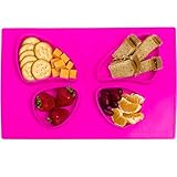 ベビー用バタフライプレースマット – シリコン製洗える幼児用プレースマット – 食べ散らかし防止 One Size ピンク TN-1203283