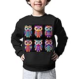 Pinono かわいい 民族色のフクロウのセット子供服 キッズ セーター 長袖 新作 子ども セーター ニット　コットン 男の子 トップス 子供 カジュアル ニット 丸首 快適 入園式 発表会 通学