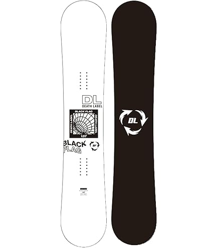 Amazon | デスレーベル スノーボード 板 メンズ ブラックフラッグDW