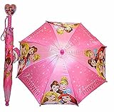 ディズニープリンセス 女の子 キッズアンブレラ 傘 ピンク 54cm