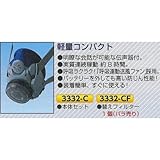つくし工房 半面型電動ファン付呼吸用保護具 3332-