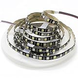 LEDENET Waterproof RGBW LED Strip Lighting - 12V RGB + Cold White LED Tape Lights - Black PCB - Silc