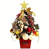 クリスマスツリー 50ｃｍ 卓上 クリスマスツリー ミニクリスマスツリー 電飾つき セット かわいい クリスマスグッズ インテリア 用品 クリスマスプレゼントに最適 おしゃれ 高級クリスマスツリー