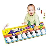 Tenworld Baby Educational Toy Gift Touch Play Keyboard Musical Singing Gym Carpet Mat by Tenworld