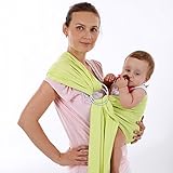 Karchi 使いやすい 抱っこひも ポリエステル シンプル　軽い　便利　新生児 赤ちゃん ベビーキャリア13色 (フリー, グリーン)