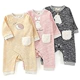 Lily ivory (リリー アイボリー) カバーオール (70～80cm) キムラタンの子供服 (71660-183) イエロー 70