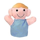 POTOJP 指人形 布の人形 家族みんなで指人形 マペットおもちゃ 縫いぐるみ 子供大好き 安心 布製 物語 童謡 おとぎ話 教育ハンドトイ 知能・五感 を育てる 動物 ごっこ遊び 25CM 1/6