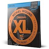 D'Addario ダダリオ ベース弦 ニッケル バランスドテンション Long Scale .050-.120 EXL160BT 【国内正規品】