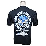 自衛隊グッズ Ｔシャツ ブルーインパルス エンブレム柄 (Ｌ)