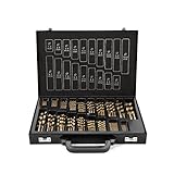 LESHP 鉄工用ドリルセット チタンコーティング 電気ドリル・充電ドリルドライバー・ボール盤 170pcs