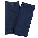 日本製 パイル地 ロングよだれパッド シートベルトカバー プラチナムベイビー (ネイビー)