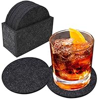 吸水コースター 8ピースセット フェルトコースター Ebuty 茶バッド 飲酒 コーヒー 断熱 吸水 滑り止め