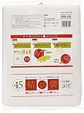 ジャパックス ゴミ袋 取っ手付き 白 半透明 45L 横65×縦95cm 厚み0.013mm 従来品よりたくさん入る ポリ袋 結び袋シリーズ MS-49 50枚入