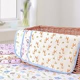 Elf Star Cotton Bamboo Fiber Breathable Waterproof Underpads Mattress Pad Sheet Protector, Elephant 