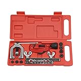 Baoblaze 高品質　Ct-2031　ブレーキパイプフレア　工具燃料補修工具　チューブカッター　銅　フレアツール　アダプター　10点セット